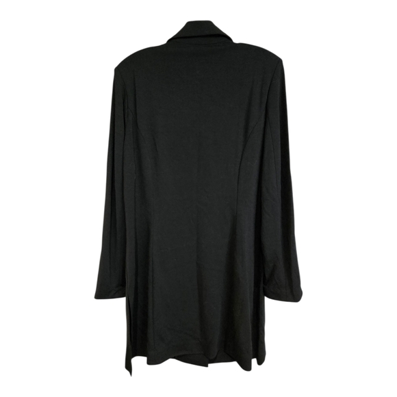 Obstinee By IKA Black Suit Jacket with Notched Lapel, SIZE 10 - Picture 2 of 5